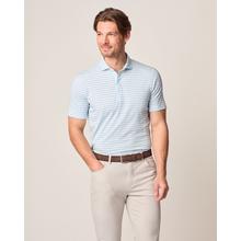 Mens Declan Striped Top Shelf Performance Polo