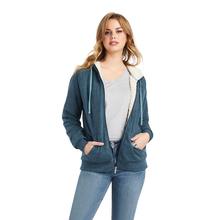 Women's REAL Sherpa Full Zip Hoodie by Ariat in GENESEO NY