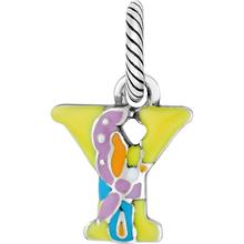 Enamel Alphabet Charm