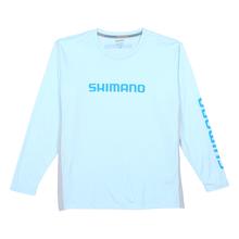 Long Sleeve Tech Tee Artic Blue Md by Shimano Fishing in Raleigh NC