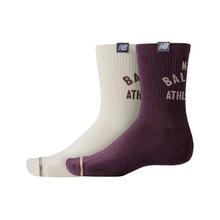 Unisex Lifestyle Midcalf Socks 2 Pack by New Balance