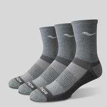 Unisex Inferno Cushion Mid 3-Pack Sock by Saucony in Mahomet IL