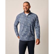 Mens Dowell Performance Fleece Camo 1/4 Zip Pullover by Johnnie-O