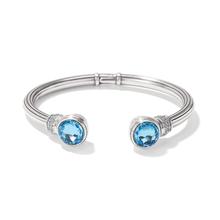 Meridian Aurora Petite Hinge Bangle by Brighton