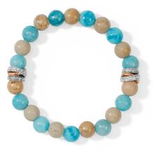 Neptune's Rings Sky Stretch Bracelet by Brighton