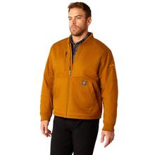 Mens Rebar Stretch Canvas Bomber Jacket