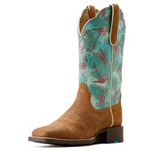 Round Up Wide Square Toe Western Boot by Ariat