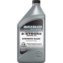Quicksilver 858026Q01 Premium Plus 2-Stroke Marine Engine Oil Synthetic Blend, 32 Oz. by Mercury Marine