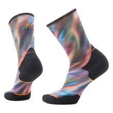 Women's Trail Run Water Shimmer Print Crew Socks by Smartwool