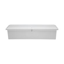 Taylor Made Stow 'N Go Fiberglass Fisherman's Dock Box, White (24"H x 95"W x 22"D) by LIPPERT