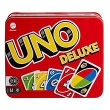 Uno Deluxe Card Game by Mattel