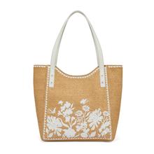 Pepper Straw Tote by Brighton in Morrisville VT