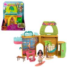 Disney Princess Moana's Island Home Stacking Doll House With Small Doll, Figures & 9 Play Pieces