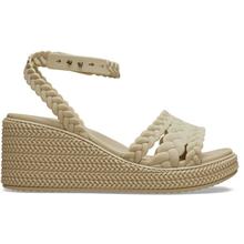 Women's Brooklyn Woven Ankle Strap Wedge by Crocs in Rancho Cucamonga CA