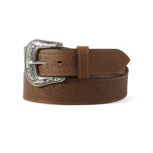 Men's Floral Embossed Belt by Ariat