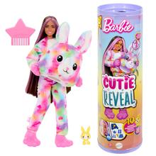 Barbie Cutie Reveal Bunny Doll & Accessories, Color Dream Series With 10 Surprises by Mattel