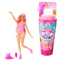 Barbie Pop Reveal Fruit Series Doll With 8 Surprises Including Pet, Slime, Scent & Color Change