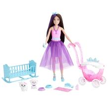 Skipper Doll And Nurturing Playset With Lambs And Stroller by Mattel