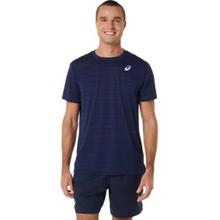 Men's Court Stripe Short Sleeve Top by ASICS