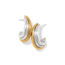 Ferrara Deco Small Hoop Earrings by Brighton in Miller Place NY