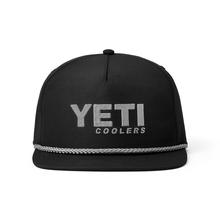 Mid Pro Flat Brim Rope Hat - Black by YETI in Marina CA