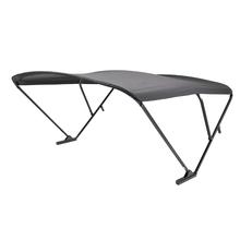 SureShade Pontoon Power Bimini Top - Black Anodized Frame, Black Fabric #2024050708 by LIPPERT in Columbia PA