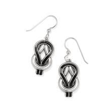 Interlok Harmony Black French Wire Earrings