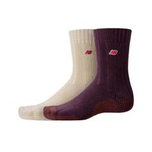 Unisex Low Gauge Crew Socks 2 Pack by New Balance in Curno BG