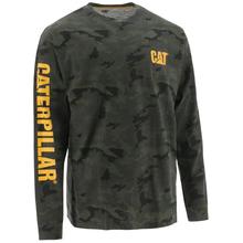 Men's Trademark Banner Long Sleeve Tee Night Camo by CAT Footwear