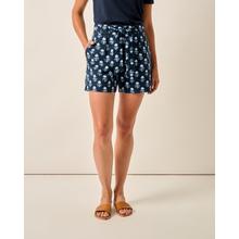 Womens Katherine Belted Linen Blend Shorts by Johnnie-O
