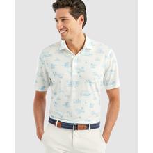 Men's Beginner's Luck Printed Top Shelf Performance Polo