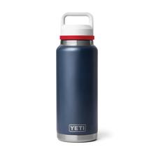 Rambler 36 oz Water Bottle - Navy/Rescue Red/White by YETI