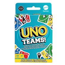 Uno Teams Card Game For Family Nights, Game Nights, Travel, Camping & Parties by Mattel