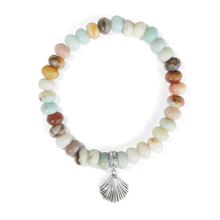 Silver Shells Bay Stretch Bracelet by Brighton