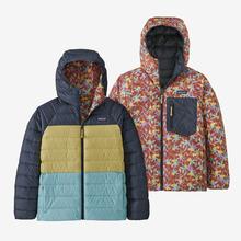 Kid's Reversible Down Sweater Hoody by Patagonia