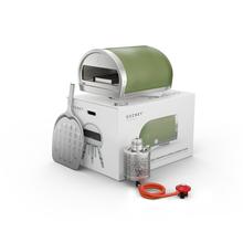 Roccbox Portable Pizza Oven. Olive. Gas Burner.