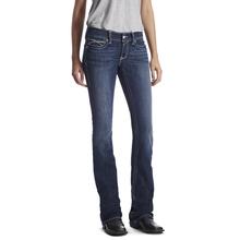 Women's R.E.A.L. Low Rise Stretch Rosy Whipstitch Boot Cut Jean