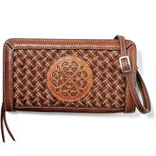 Ferrara Woven Zip Around Wallet by Brighton in Pasadena CA