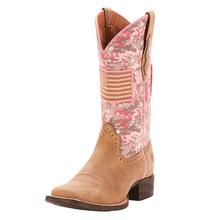 Women's Round Up Patriot Textile Western Boot