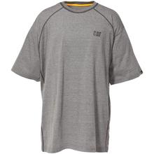 Performance Short Sleeve Tee Heather Grey by CAT Footwear