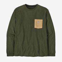 L/S Shop Sticker Pocket Responsibili-Tee by Patagonia