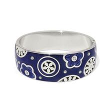 Flora Wide Hinged Bangle Bracelet by Brighton