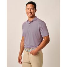 Men's Lyndon Striped Jersey Performance Polo by Johnnie-O in Millersburg OH