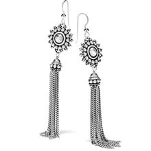 Telluride Sunburst Tassel French Wire Earrings