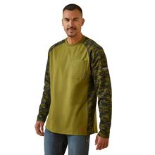 Men's FR Stretch Camo Baseball T-Shirt by Ariat