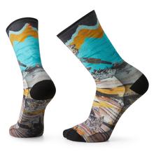 Bike Zero Cushion Wolf Print Crew Socks by Smartwool