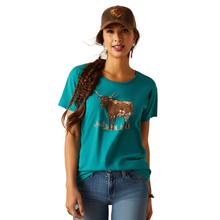 Women's Ariat Longhorn Watercolor T-Shirt