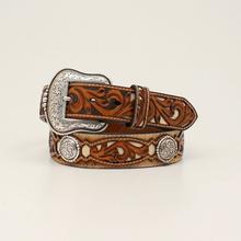 Men's Filigree medallion belt by Ariat