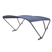 SureShade Pontoon Power Bimini Top - Black Anodized Frame, Navy Fabric #2024050707 by LIPPERT in Appleton WI
