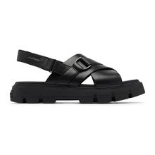 Women's Rein CB Crisscross Sandals Black by Sorel in Minocqua WI